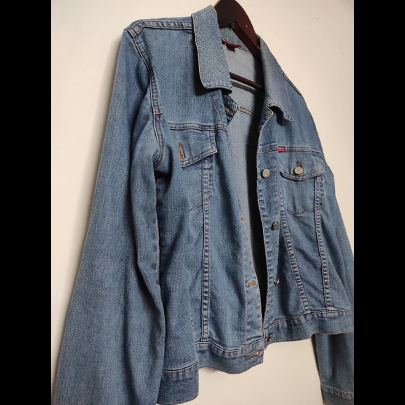 Washed Oversized Denim Jacket - Picture 4 of 13